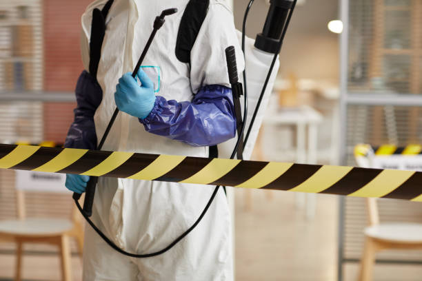 Professional Biohazard Cleanup technician working in Boston, MA